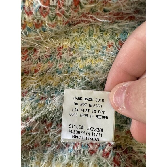 Wishlist Open Front Cardigan‎ Sweater Size S/M Polyester Blend Hippie Boho Soft - Picture 6 of 15